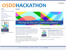 Tablet Screenshot of hackathon.osdd.net